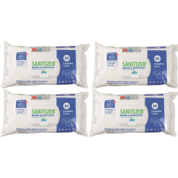 4 X 80 LINGETTES DESINFECTANTES