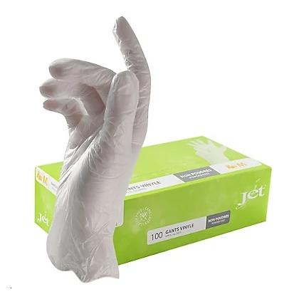 BOITE DE 100 GANTS VINYL